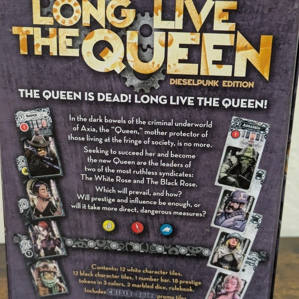 Long Live The Queen Dieselpunk Edition Board Game Circle 3D6 Ludicreations - Picture 8 of 8